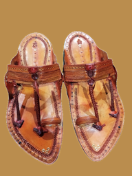 Picture of Premium Quality Handcrafted Kurundwadi Leather Chappal - Shop Now